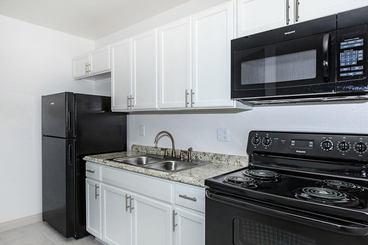 UPDATED KITCHEN AT WOODHAVEN APARTMENTS IN LAS VEGAS