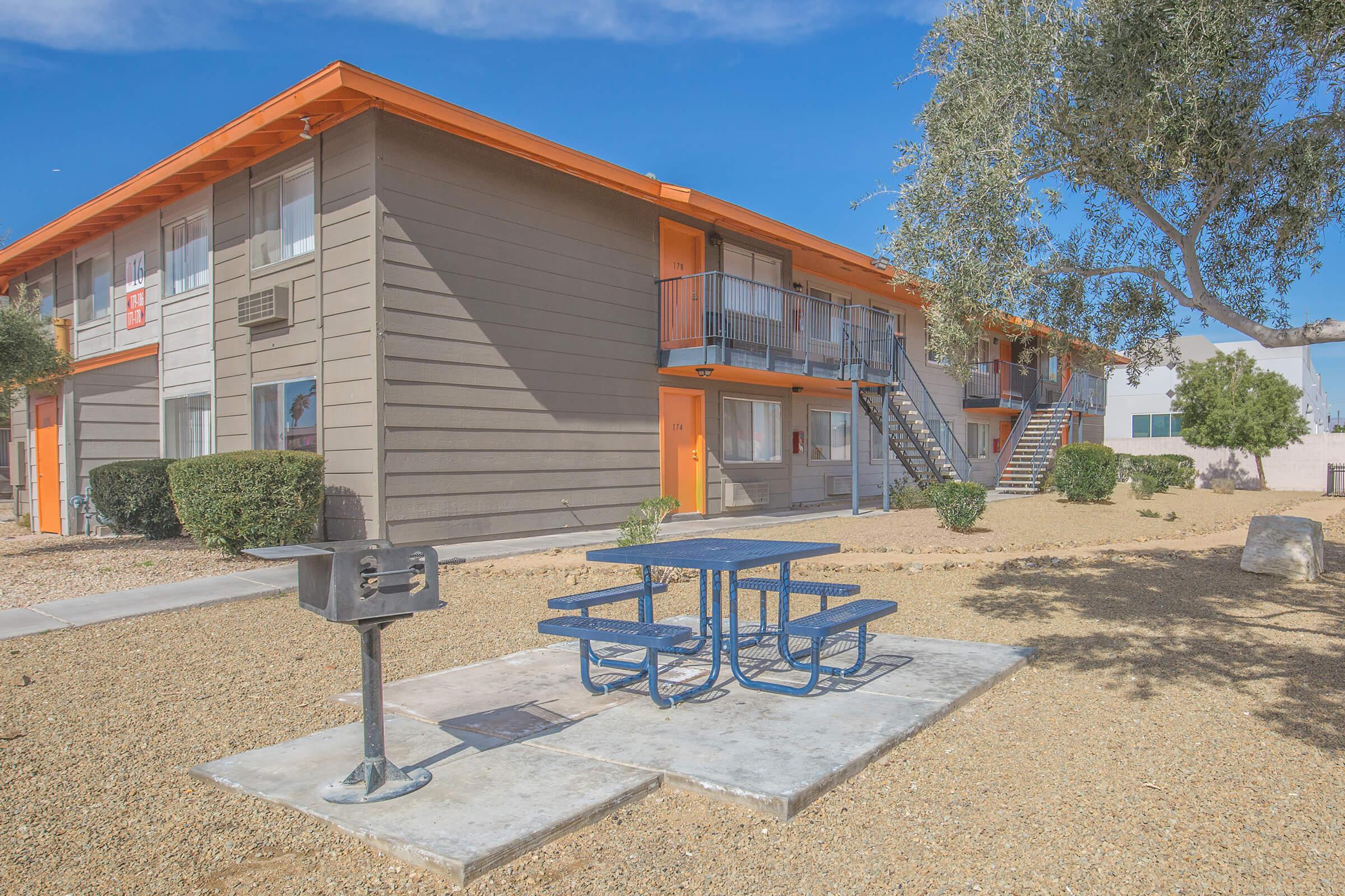 Barbecue and Picnic Area at Woodhaven in Las Vegas, Nevada