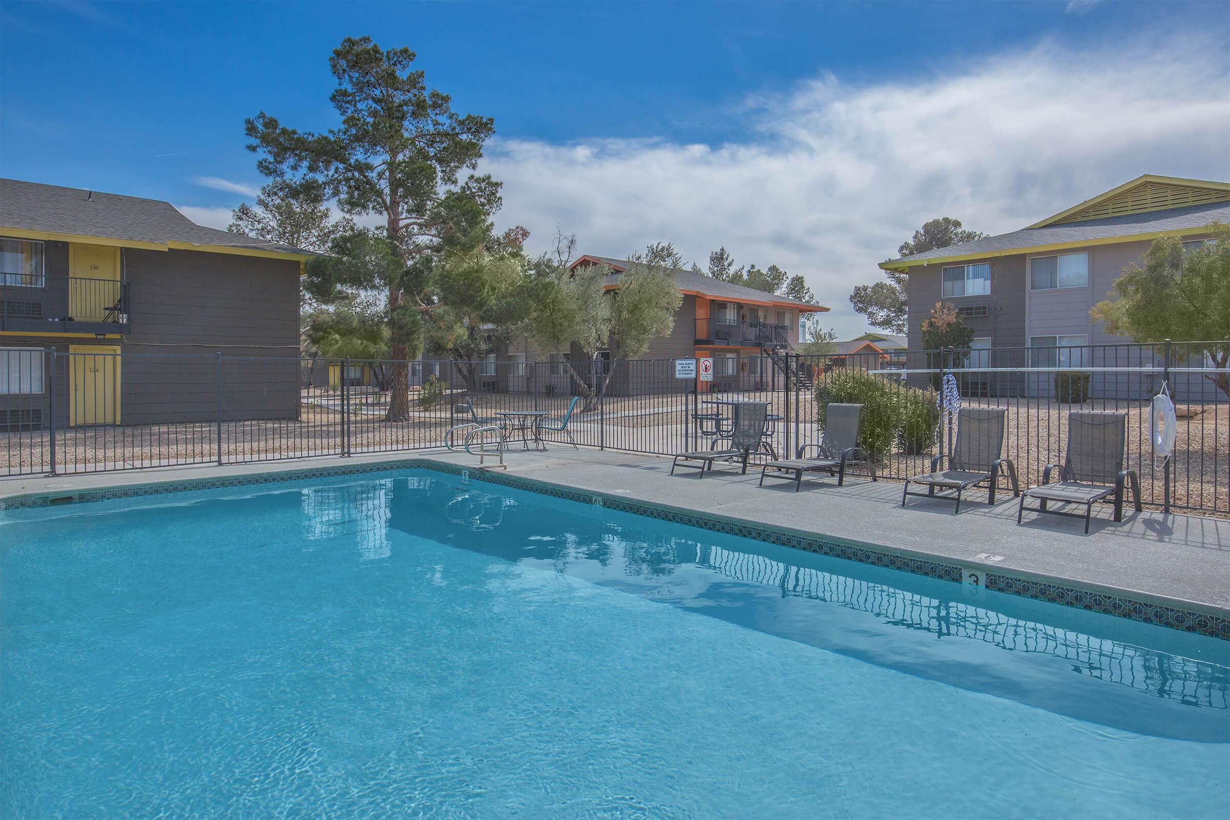 Soak up the sun at Woodhaven Apartments in Las Vegas, Nevada