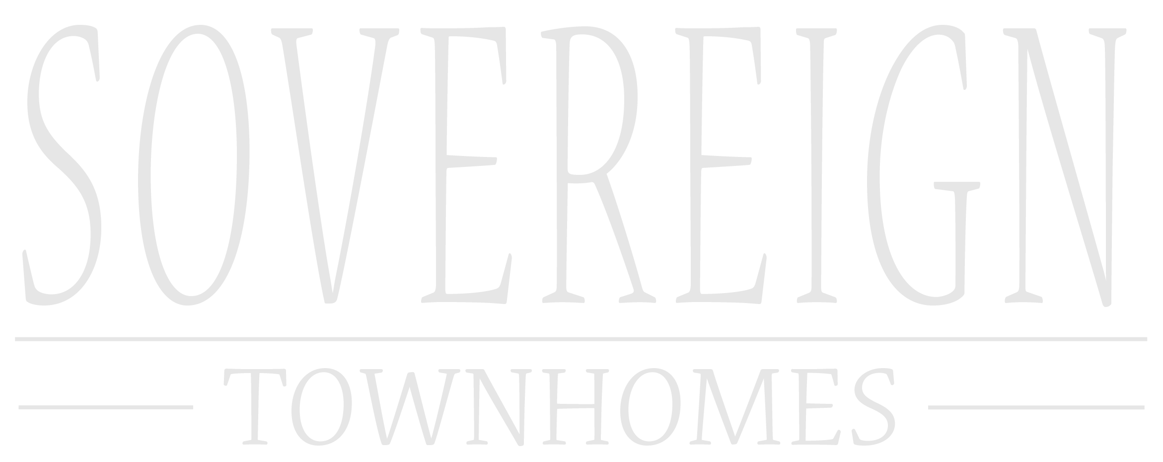 Sovereign Townhomes ebrochure logo