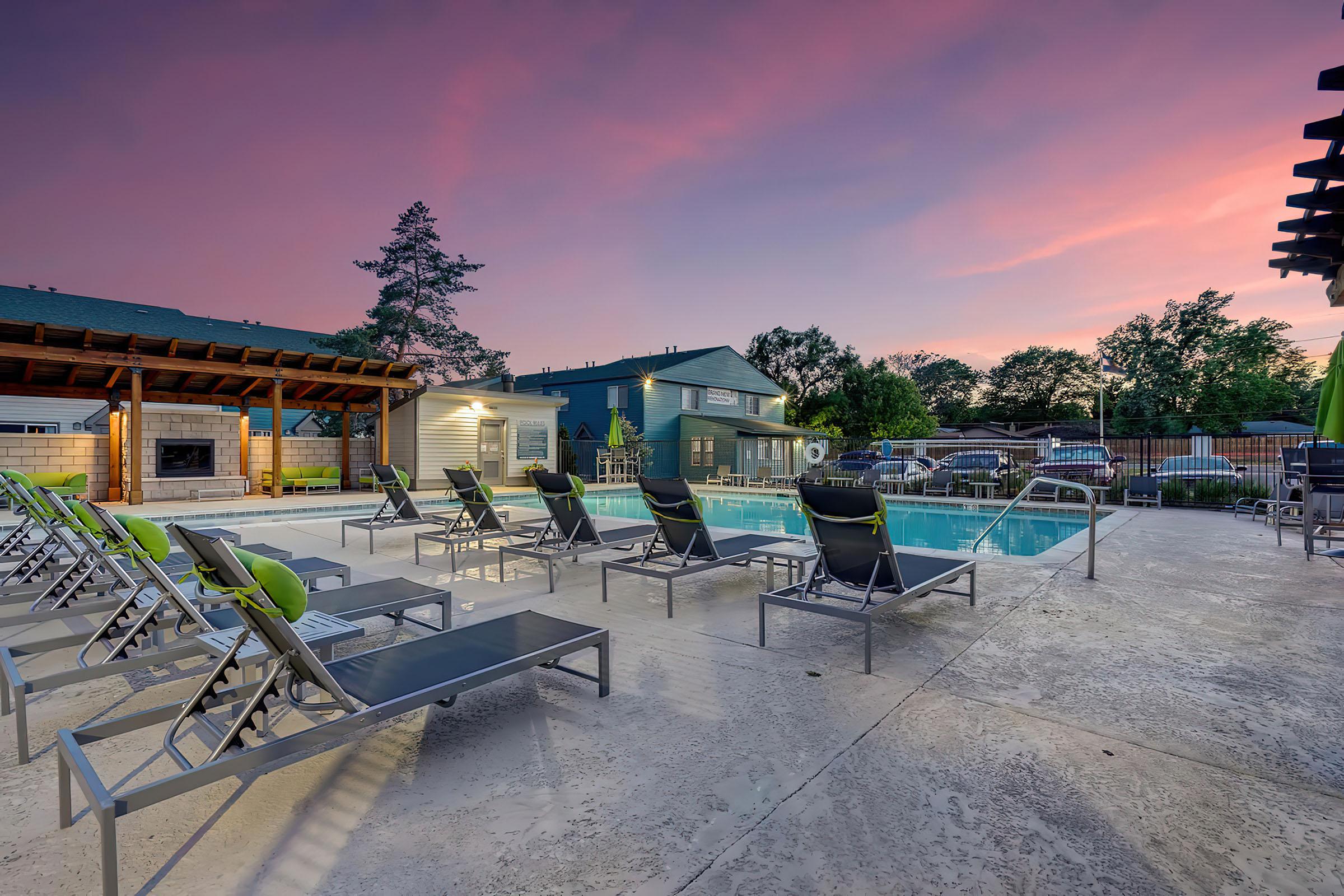 Pool at Stratus Townhomes, Apartments in Westminster, CO