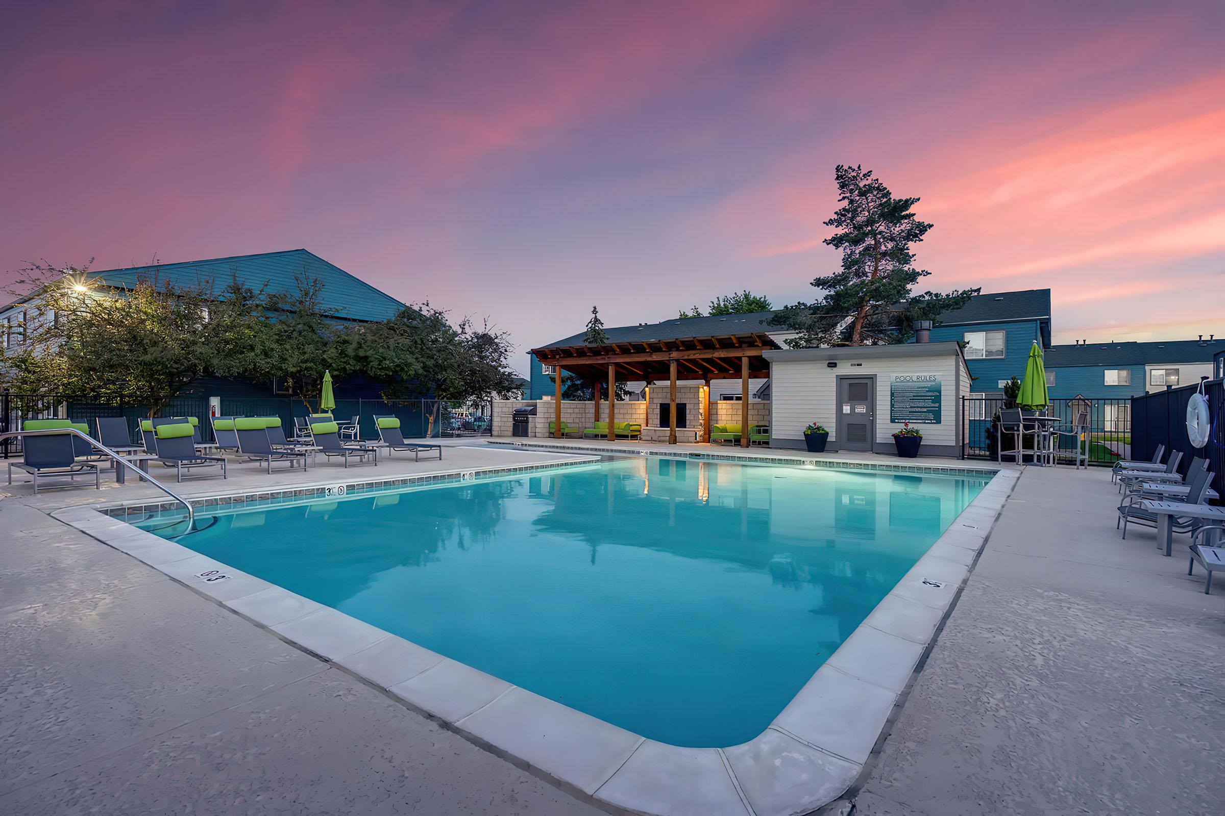 Pool at Stratus Townhomes, Apartments in Westminster, CO