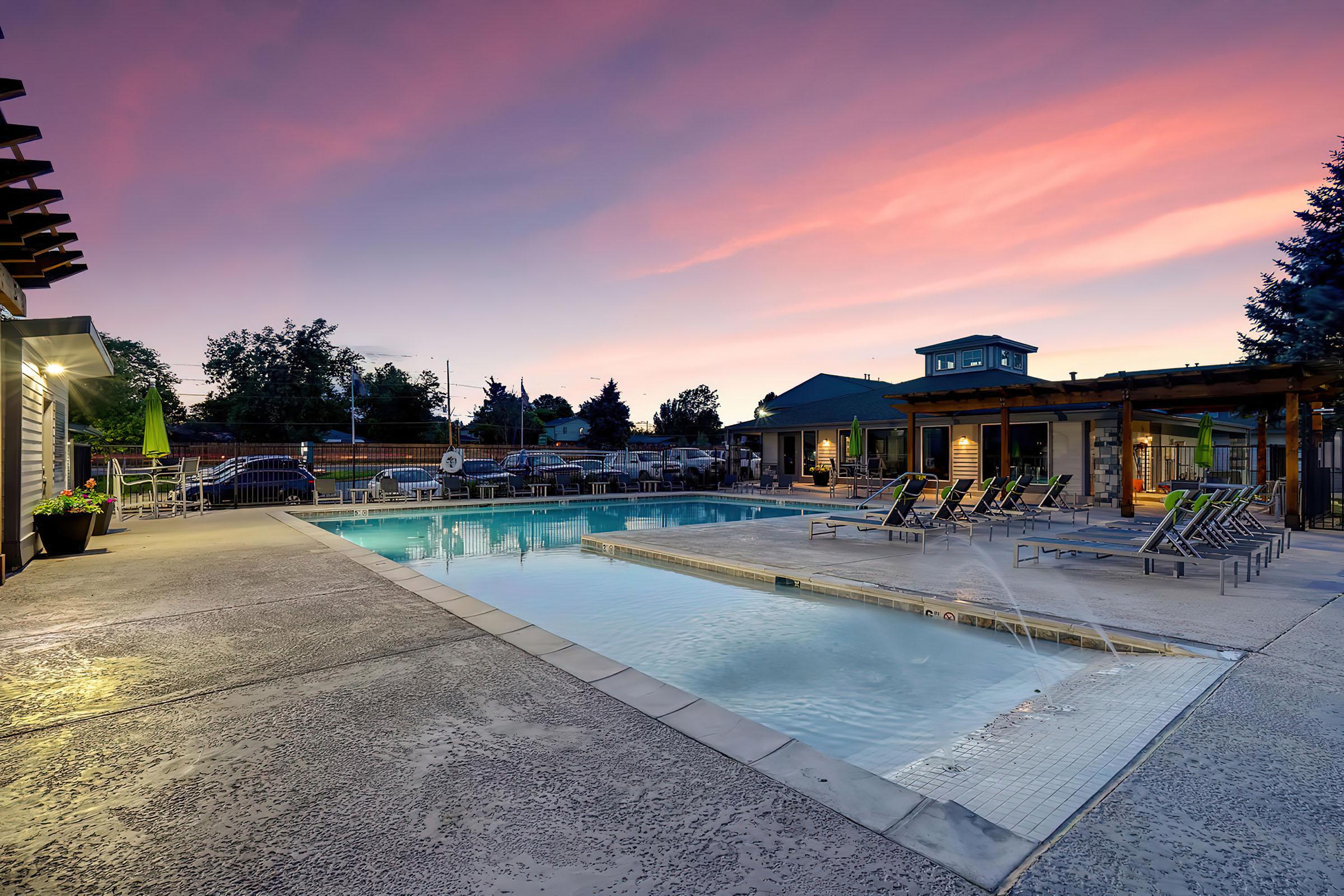Pool at Stratus Townhomes, Apartments in Westminster, CO