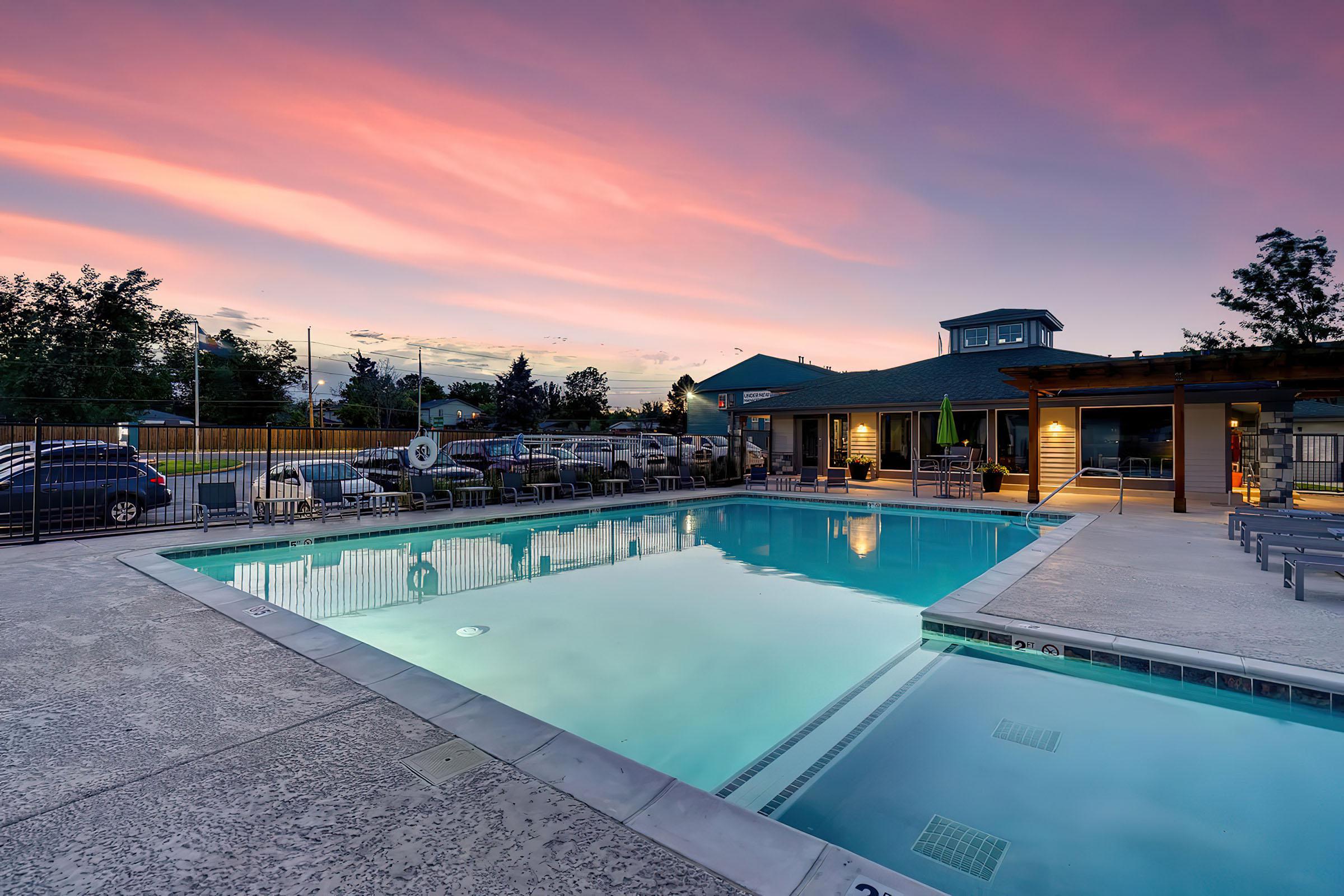 Pool at Stratus Townhomes, Apartments in Westminster, CO