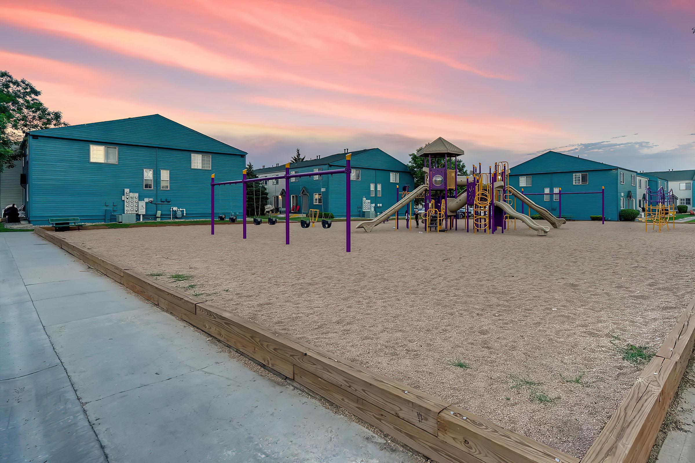 Playground at Stratus Townhomes, Apartments in Westminster, CO