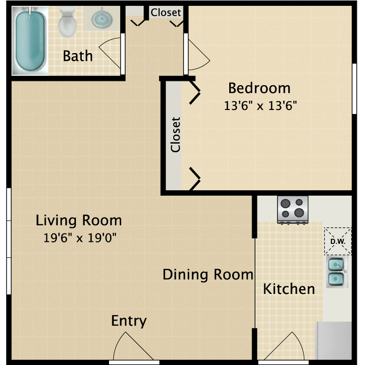 Floor plan image of Coral
