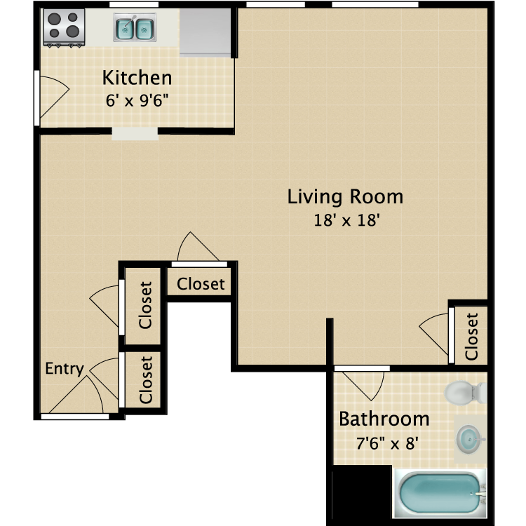 Floor plan image of Dune