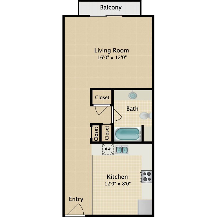 Floor plan image of Seaward