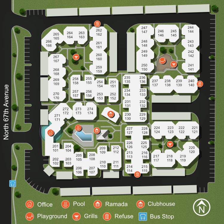 We make every effort to make our website accessible to anybody, especially those with disabilities. If you have question in terms of the relative location of an amenity or apartment home, please give us a call.