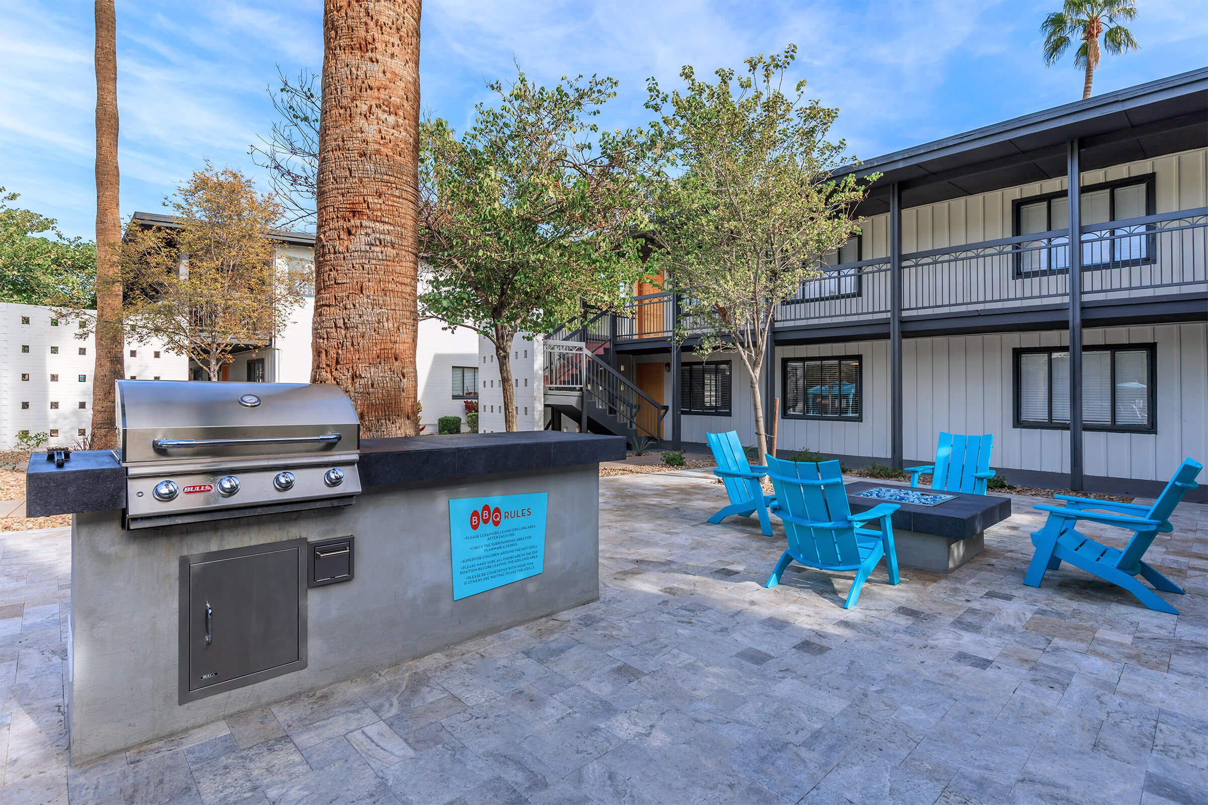 At The Wexler we offer a picnic area with barbecue.