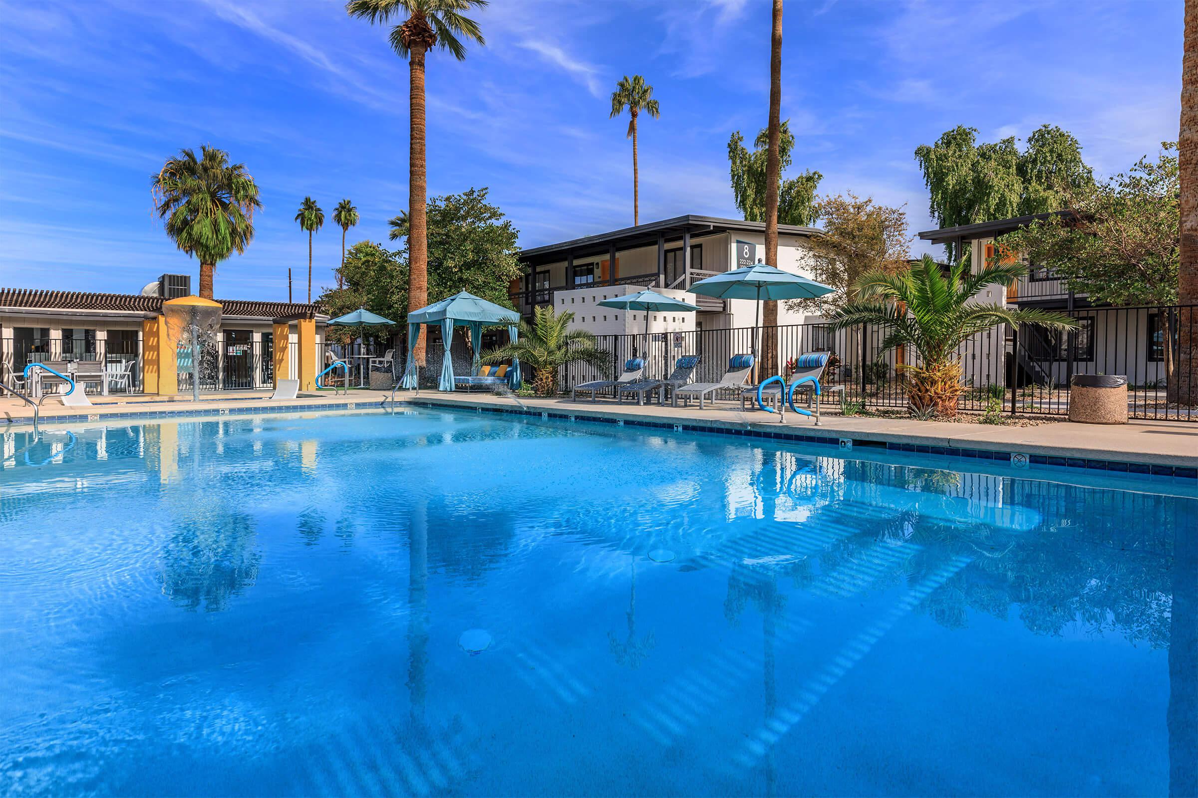 Cool off from the Phoenix weather in the pool at The Wexler.