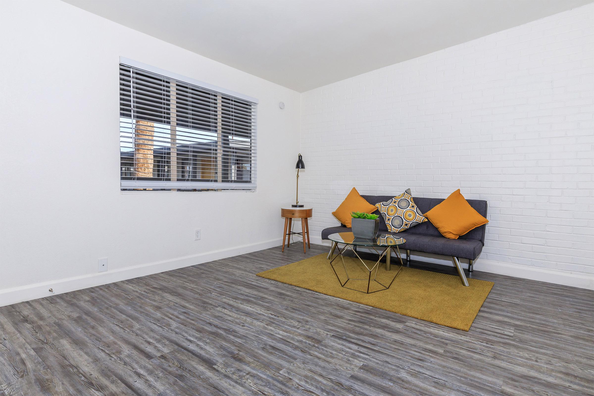 The Wexlers apartments feature custom window treatments.