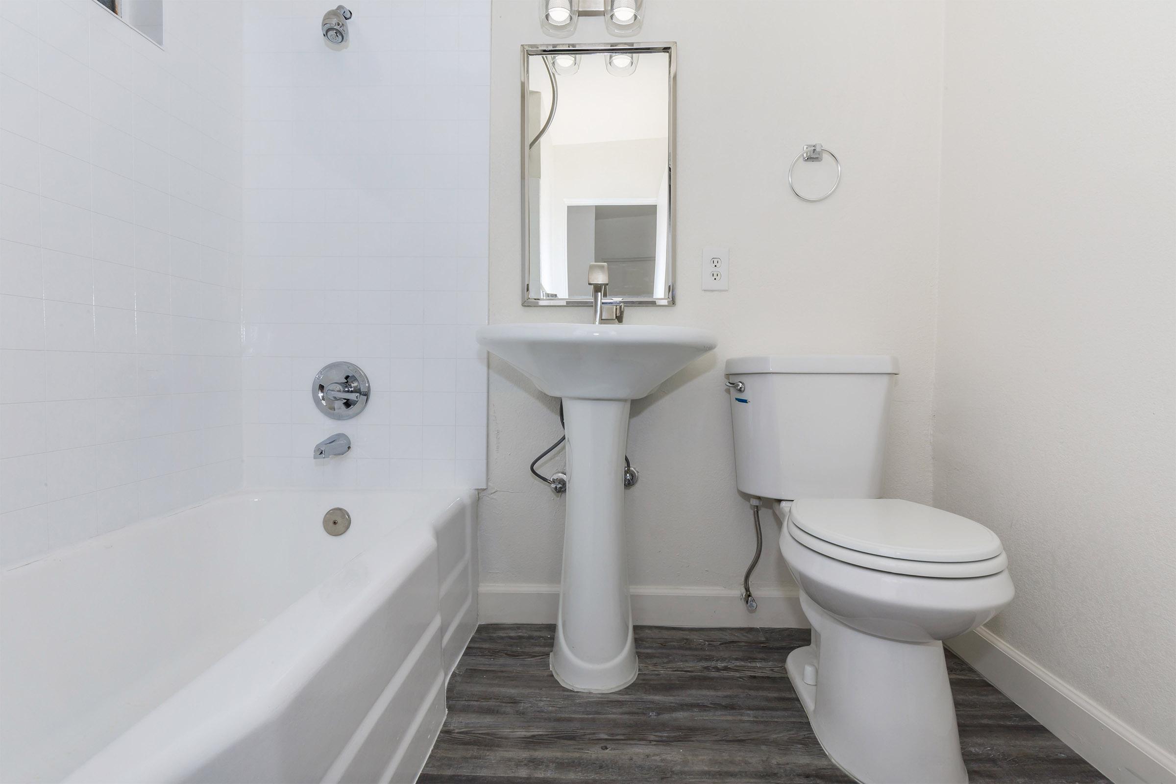 The Wexlers one bathroom home with upgraded hardware.