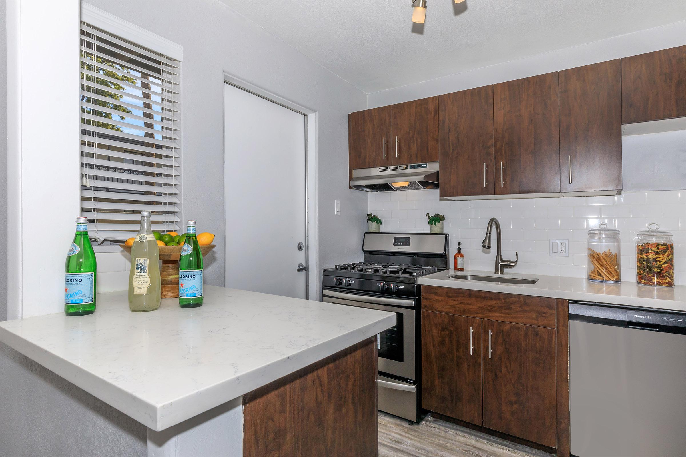 Are beautiful kicthen layout showcasing our beautiful stainless steel kitchen appliances,