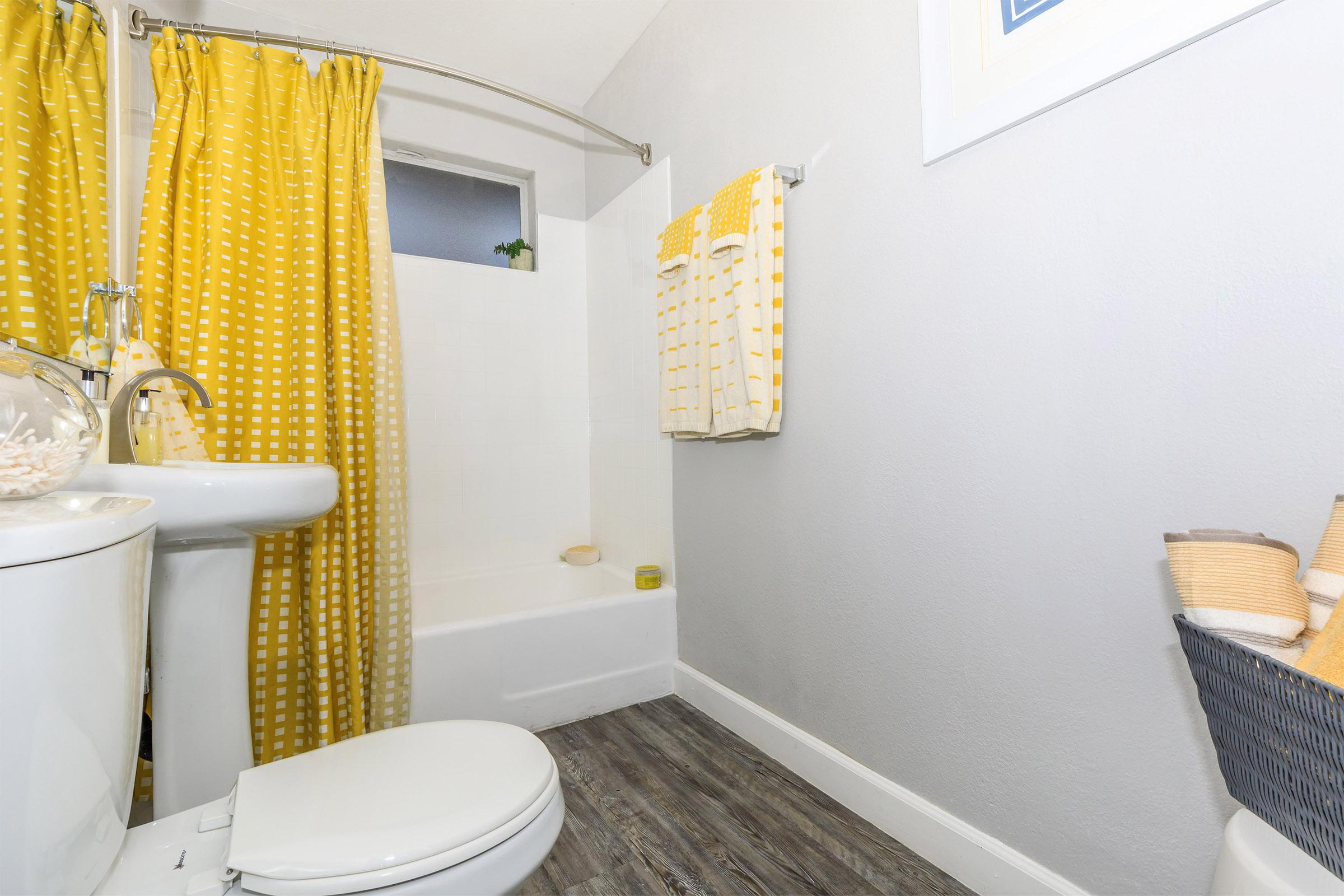 The bathroom layouts feature upgraded hardware.
