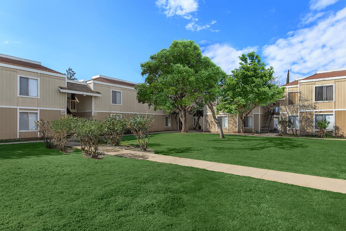 a large lawn in front of a house