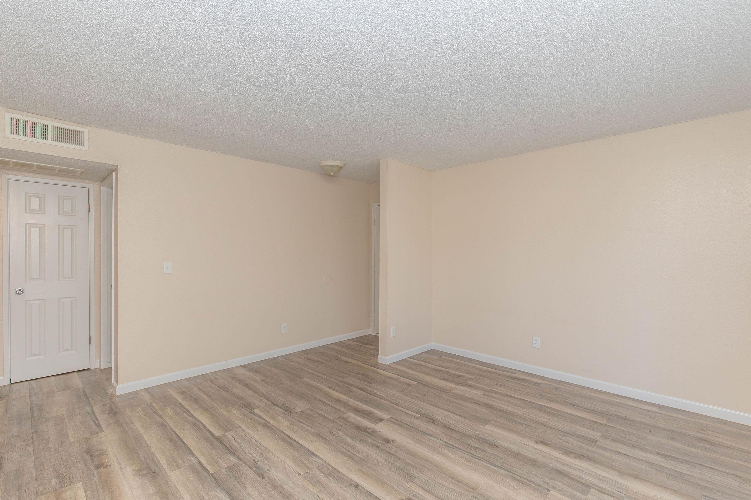 a room with a wooden floor