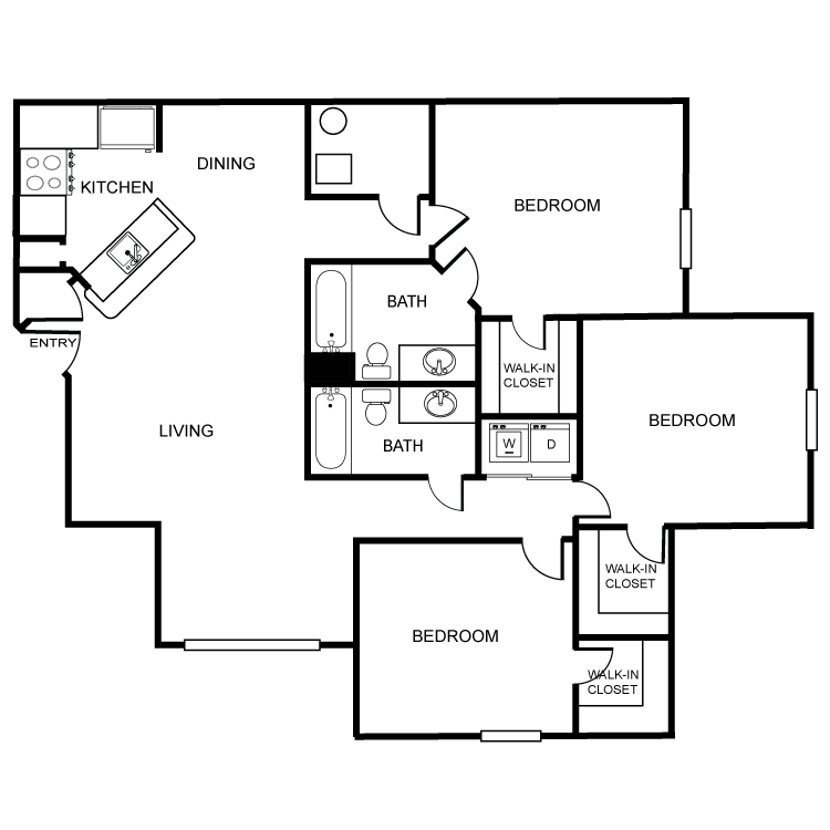 Floor plan image of Plan B