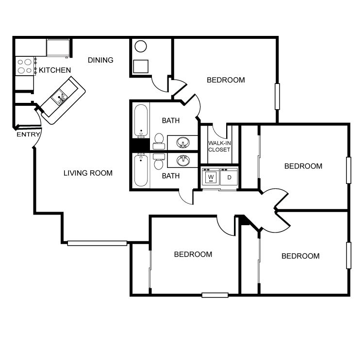 Floor plan image of Plan D