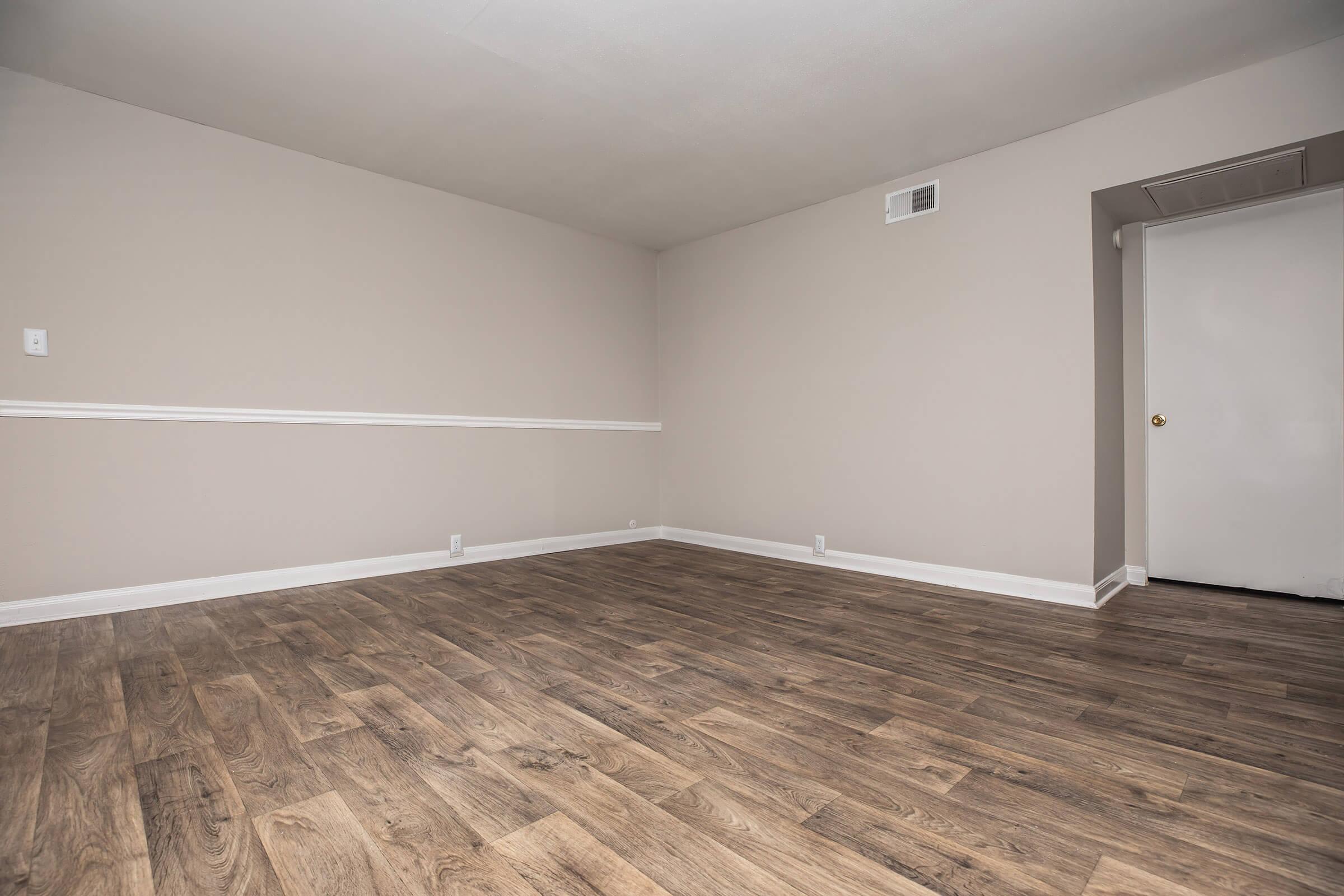 a room with a wooden floor