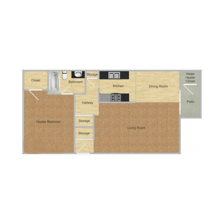 Floor plan image of Bear Creek Park- Sequoia