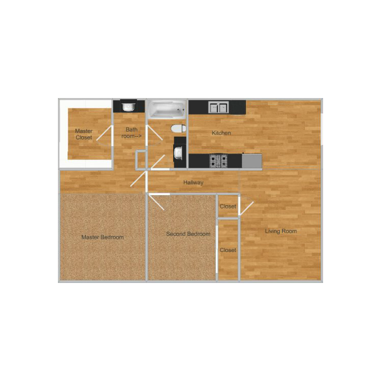 Floor plan image of Bear Creek Park- Yosemite