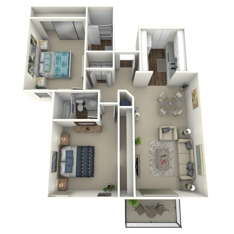 Floor plan image of Santa Fe