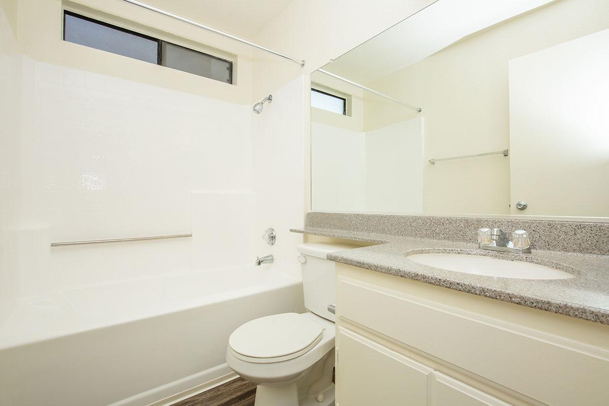 Unfurnished bathroom with wooden floors