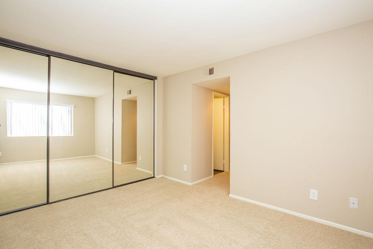 Unfurnished bedroom with carpet