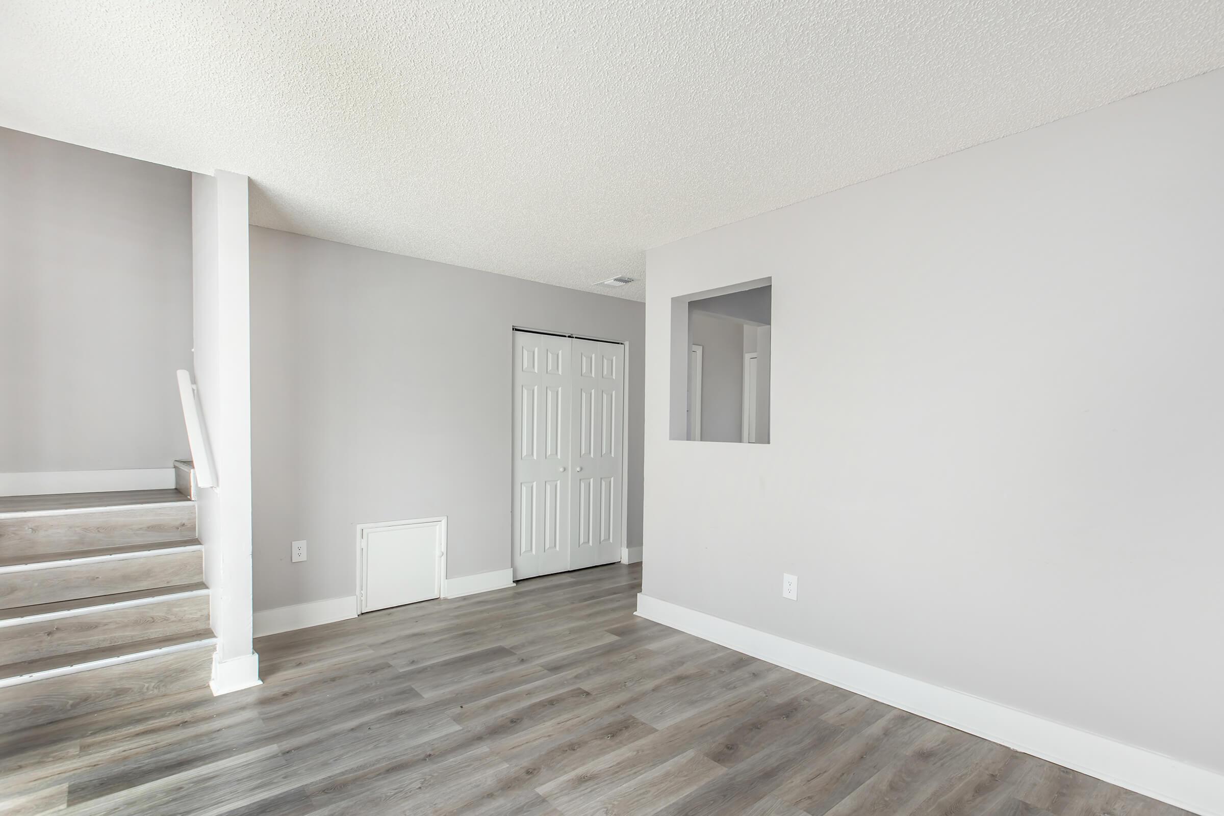 a room with a wooden floor