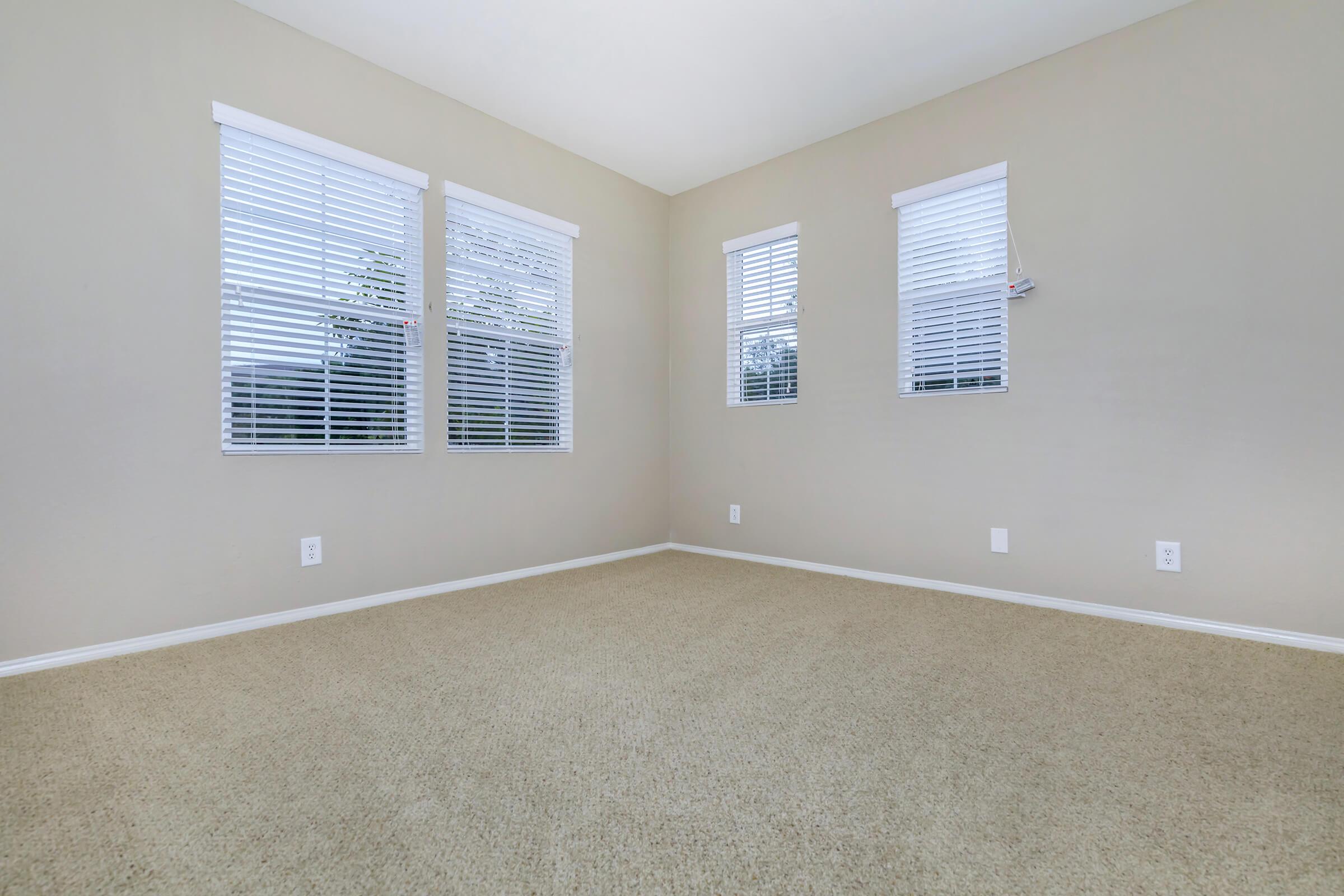 Vertical blinds at Laurel Glen Apartment Homes