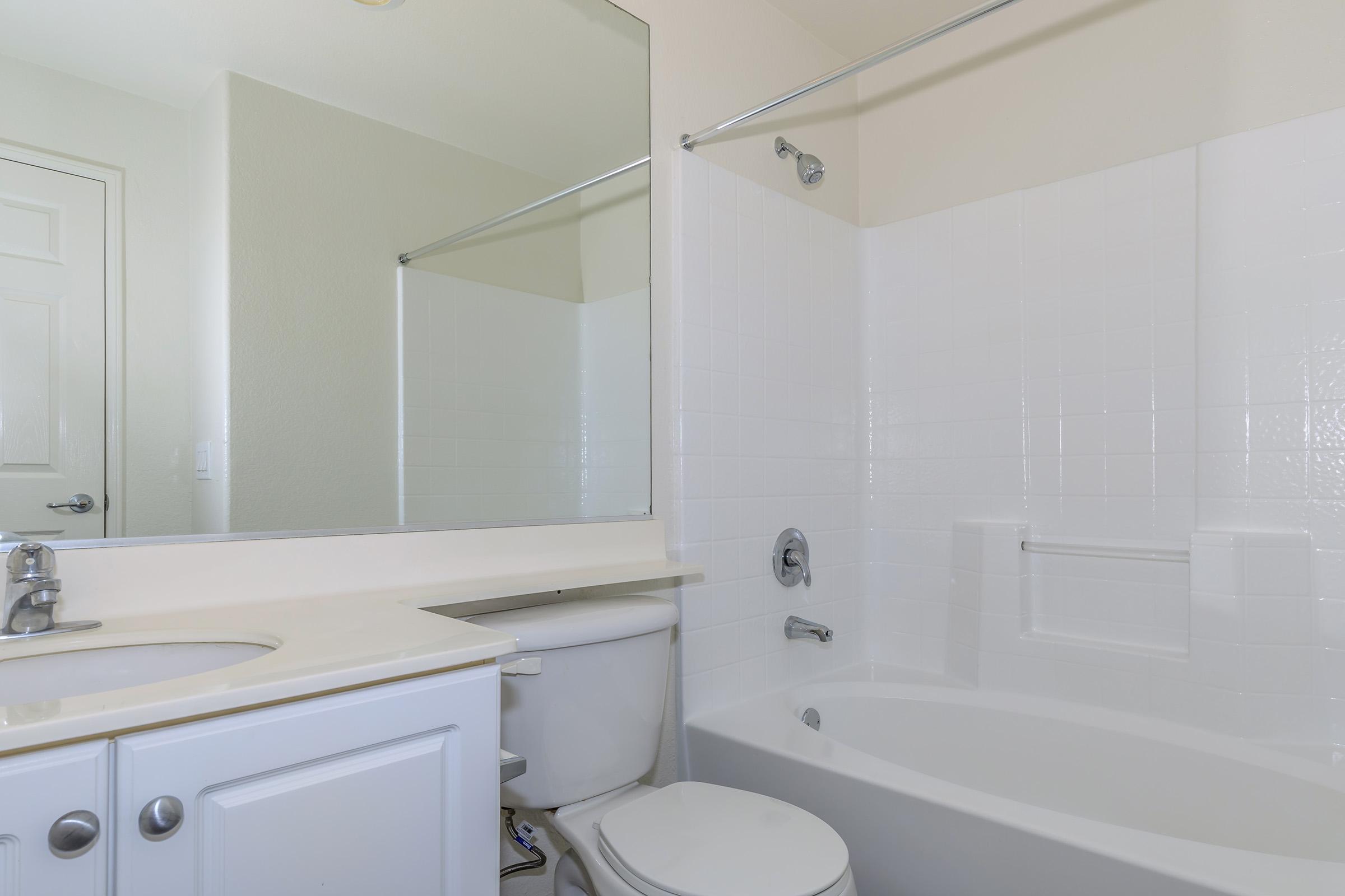 Contemporary bathroom at Laurel Glen Apartment Homes