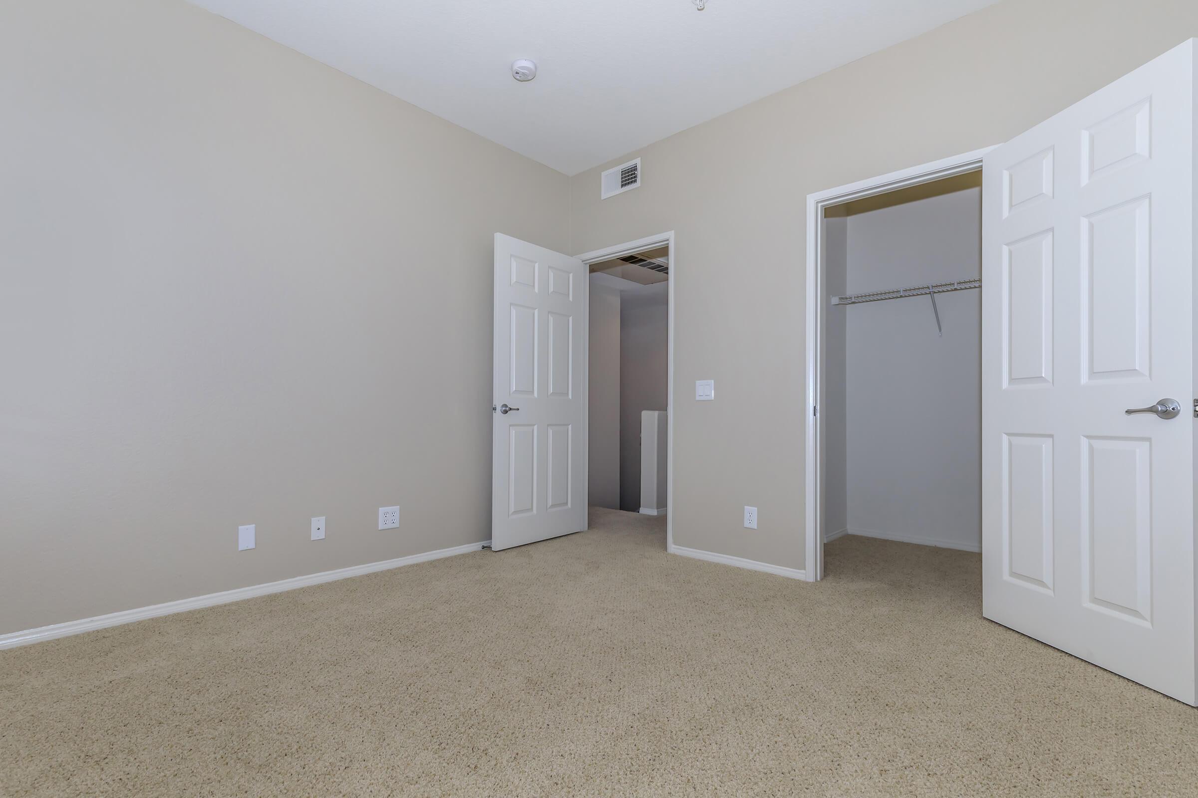 Cozy bedroom at Laurel Glen Apartment Homes