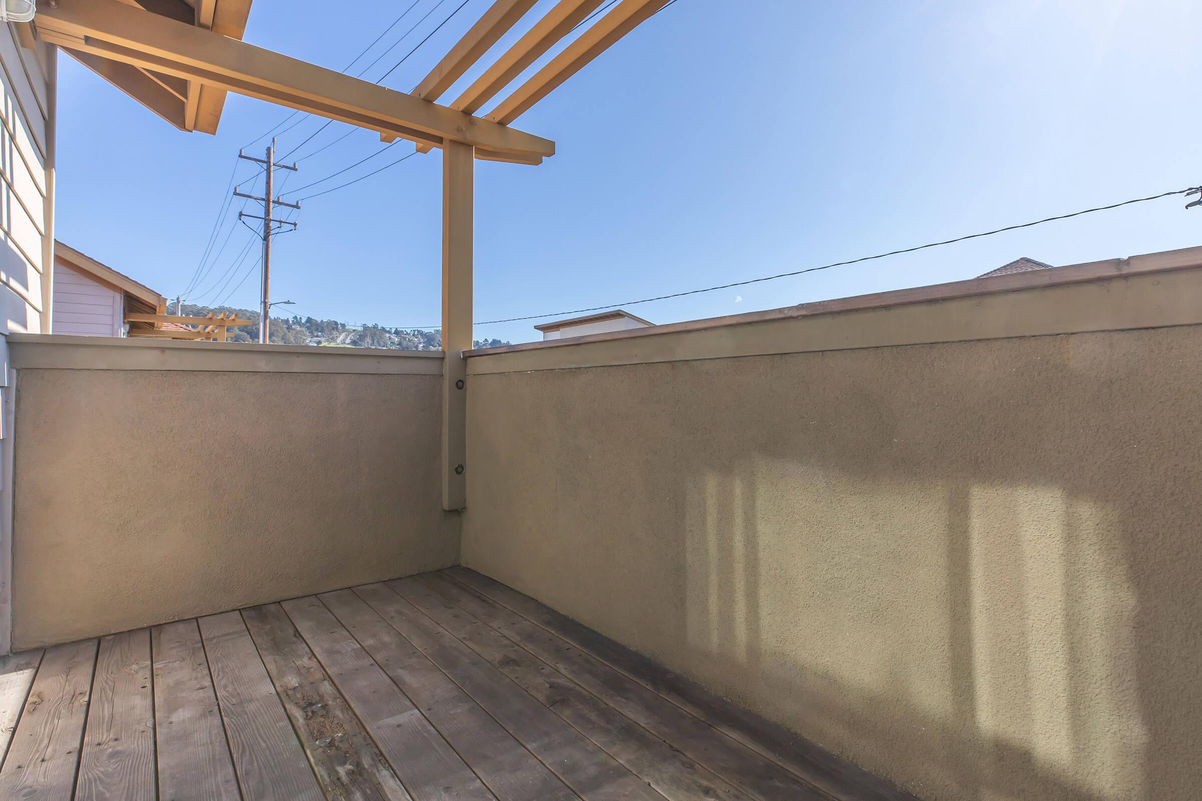 Balcony at The Village at Town Center in El Cerrito CA