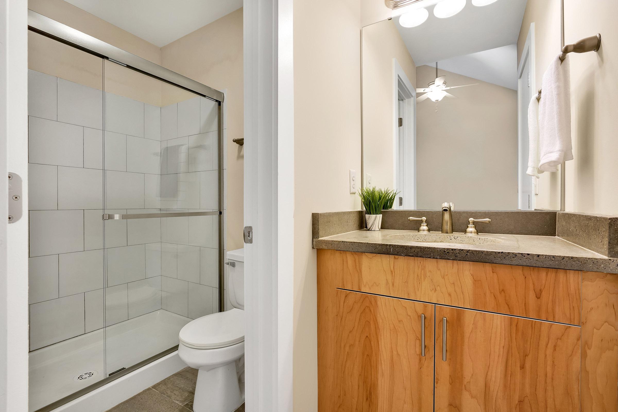 Spacious Bathroom At Elevation In Wilmington, NC