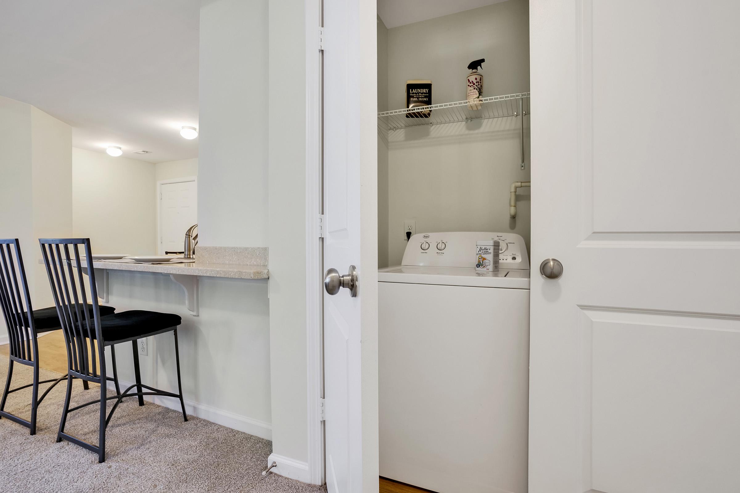 Enjoy A Washer and Dryer In Home At Elevation In Wilmington, NC