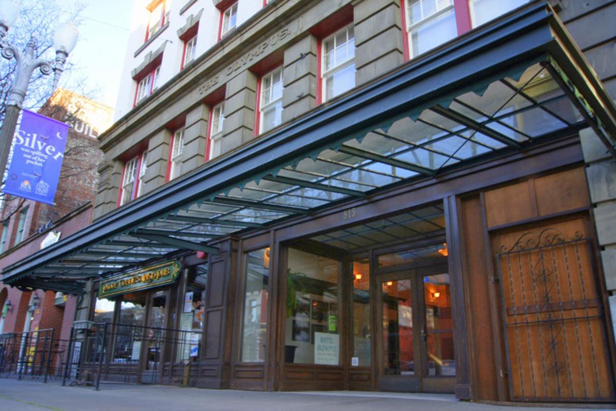 a store inside of a building