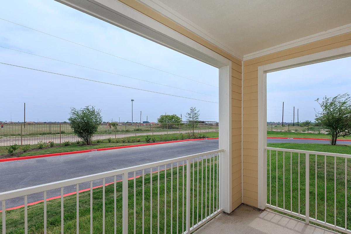 a view through a fence