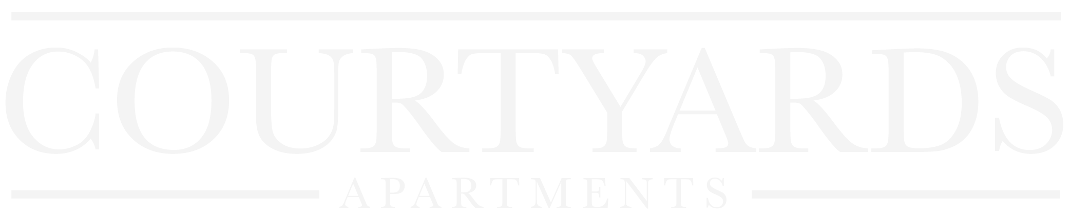 Courtyards Apartments ebrochure logo