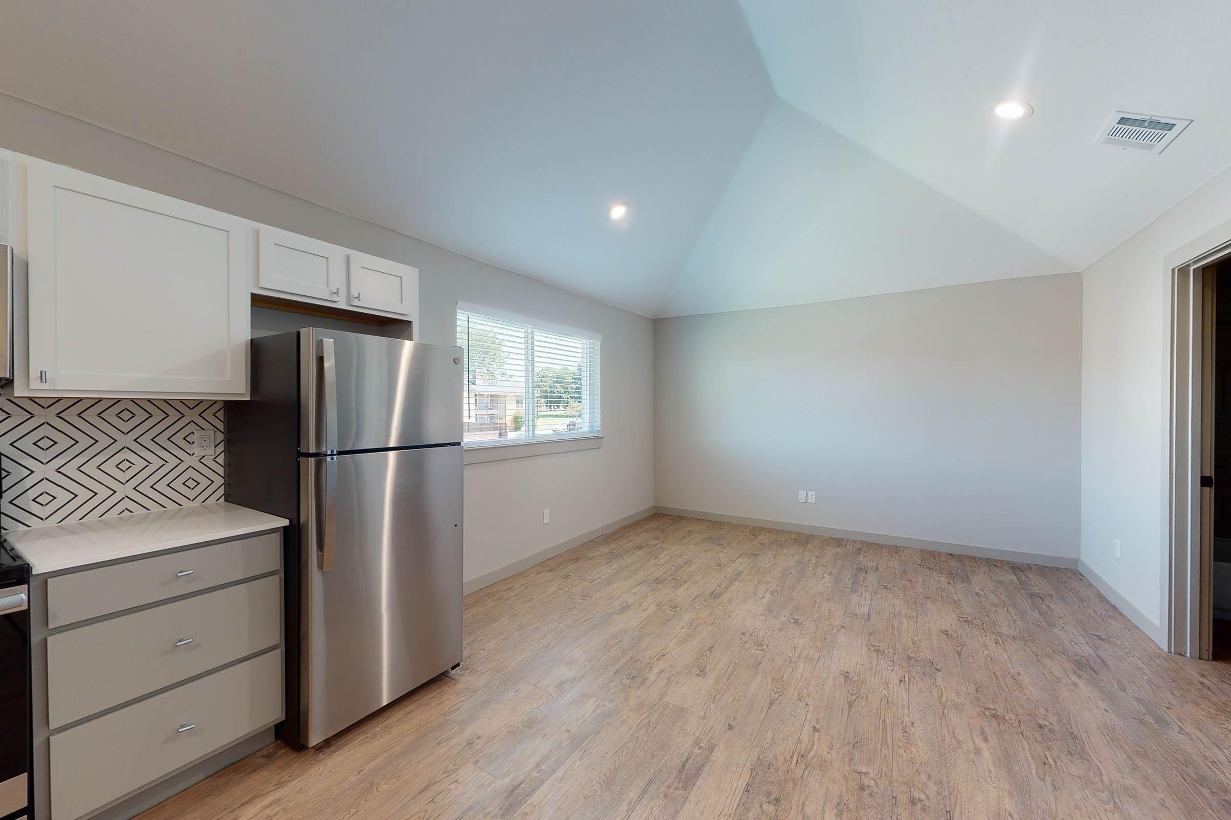 kitchen with stainless steel appliances and wooden cabinets