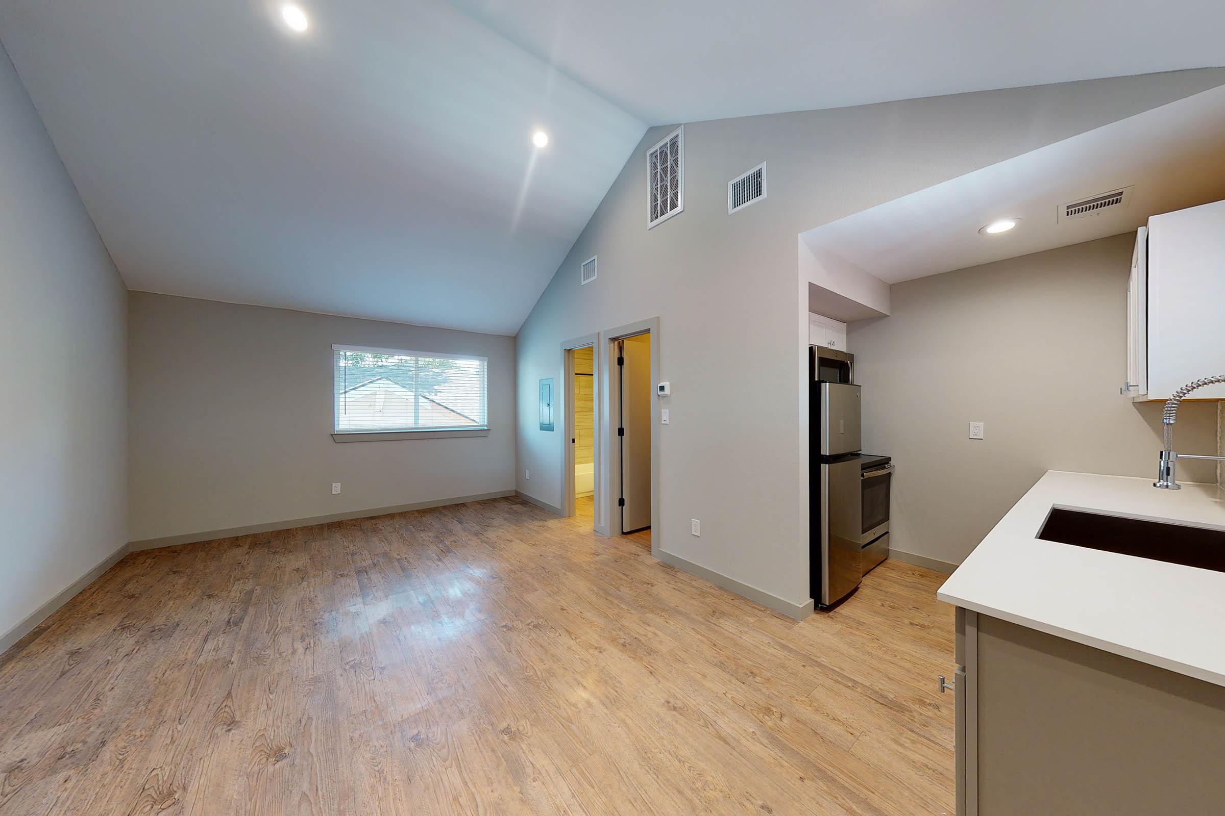 apartment with wooden floors