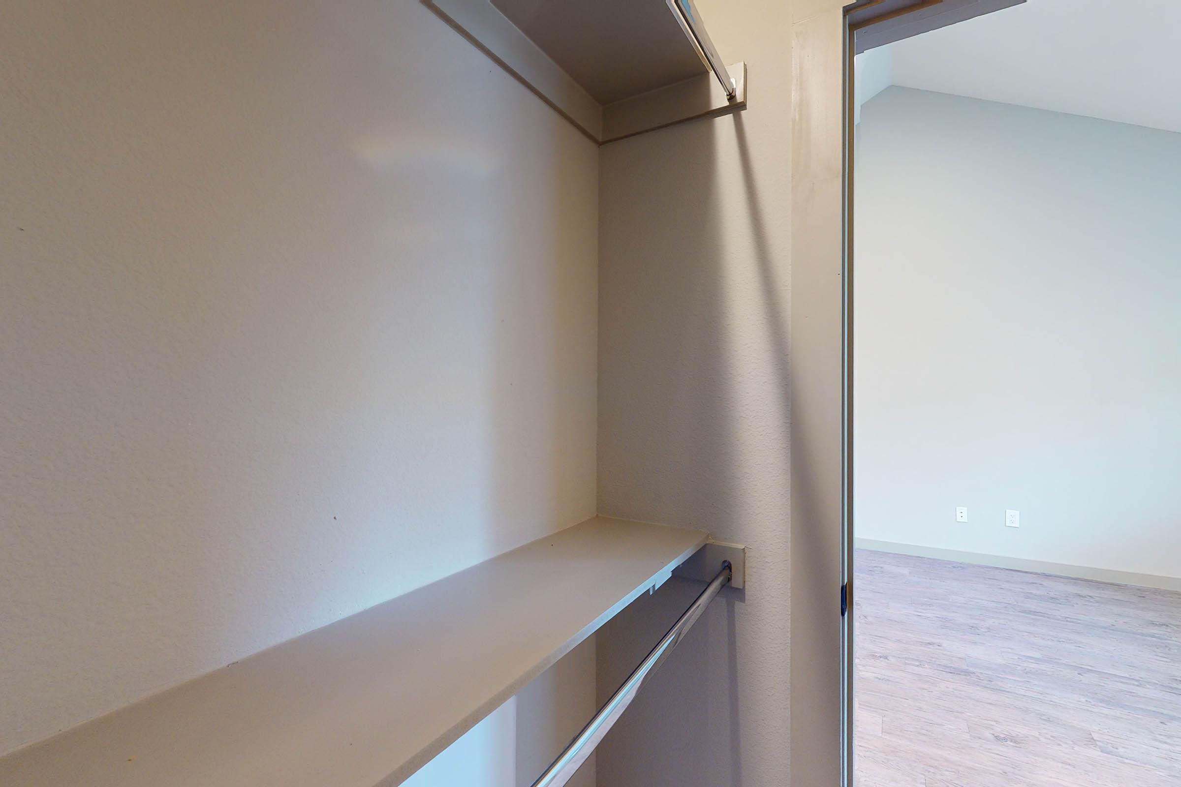 vacant walk in-closet with carpet