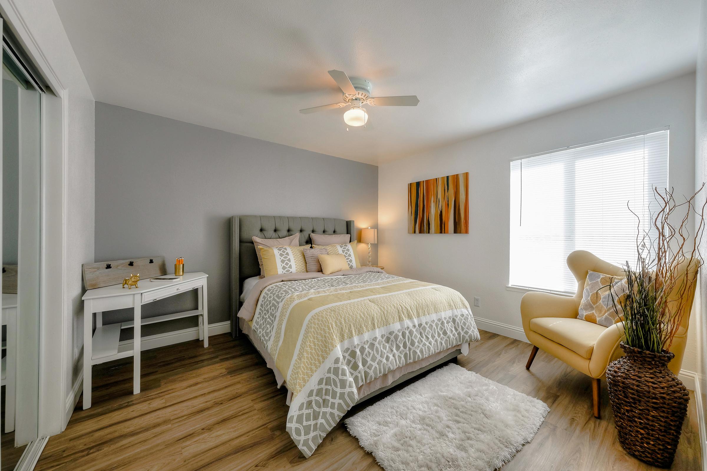 Model Bedroom Headboard View