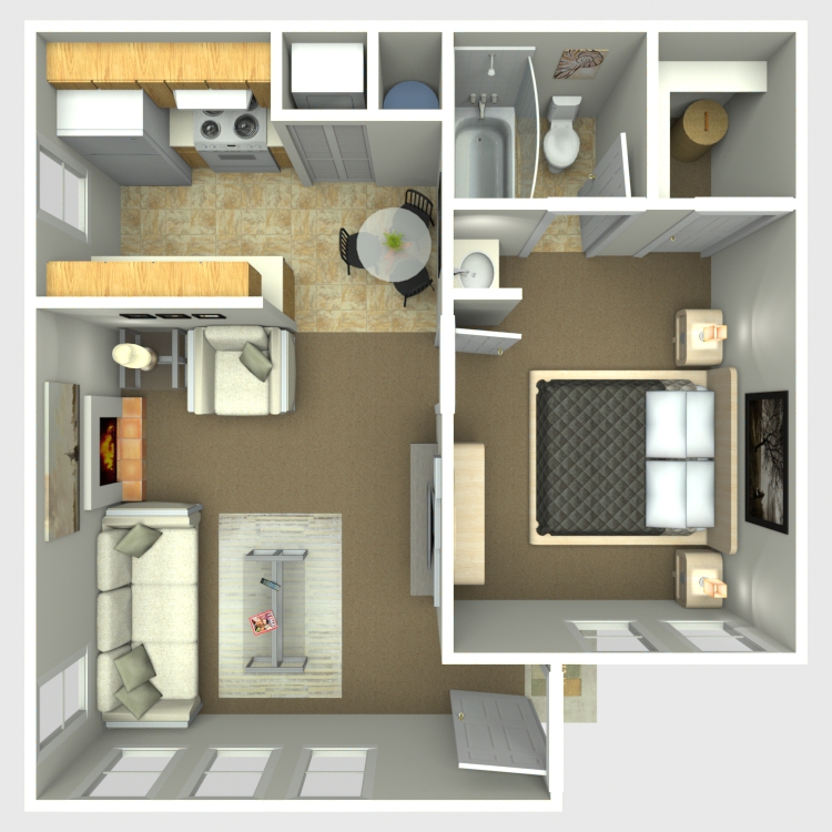 Floor plan image of The Oak