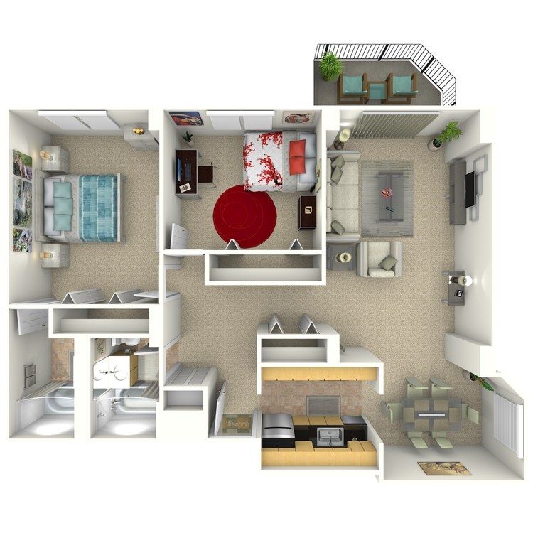 Floor plan image of Keller