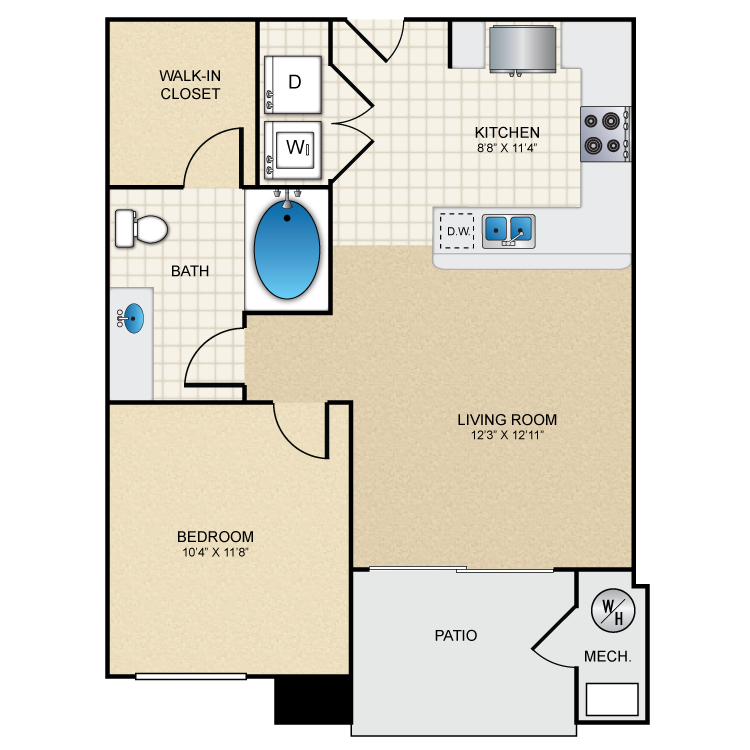 Floor plan image of Pinon