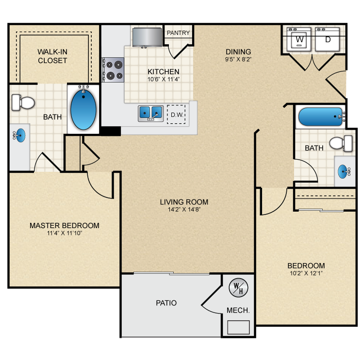 Floor plan image of Spruce