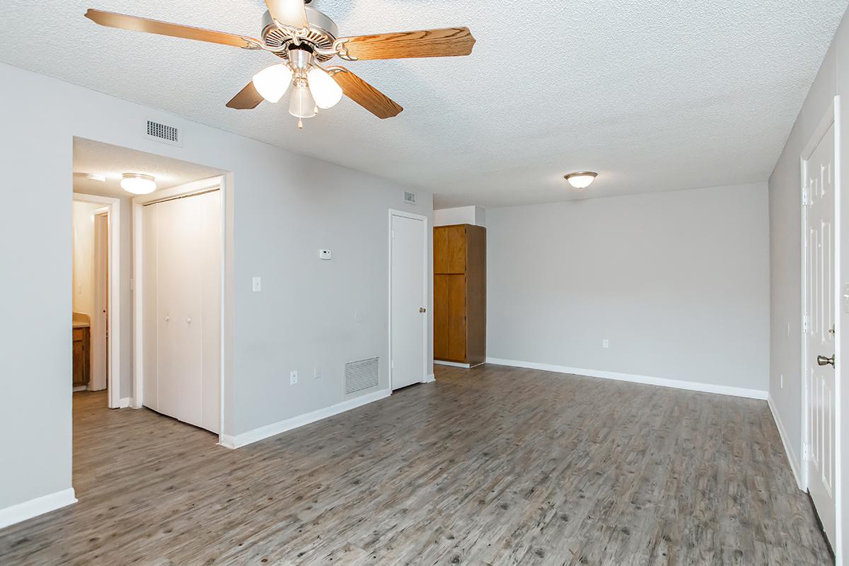 a room with a wooden floor