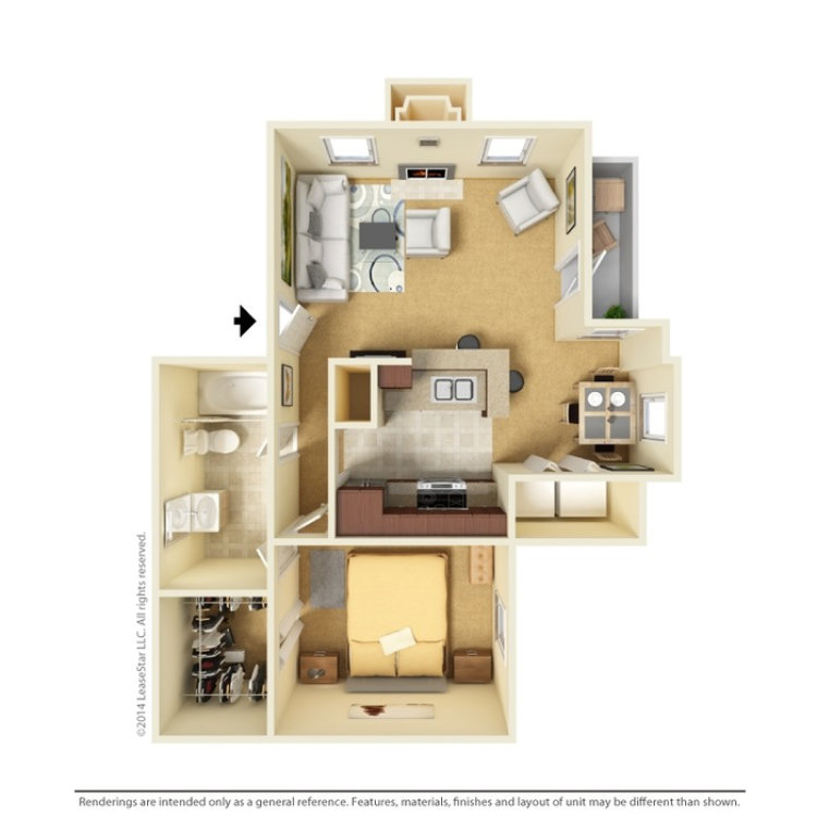 A2 floor plan image