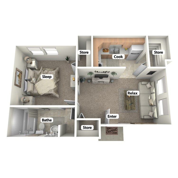 Floor plan image of Monon Room